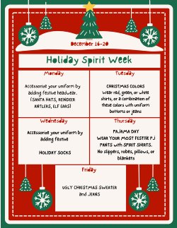 Holiday Spirit Week